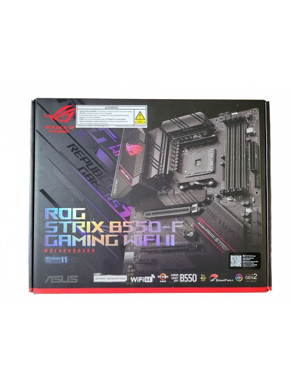 ASUS ROG Strix B550-F Gaming WiFi II Motherboard AMD Socket AM4 ATX DDR4 *New*